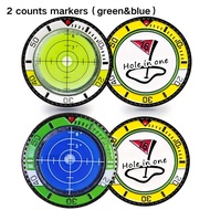Golf Ball Marker for Putting Green Golf Accessories Gadgets Gifts Men Women Green Reader with High