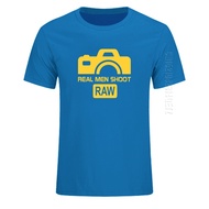 Fashion T Shirt Men Real Shoot T-Shirt Summer Style Cotton Funny Photographer Tee Mans Top Clothes S