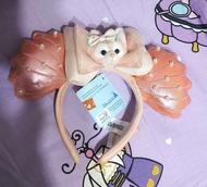 香港迪士尼樂園 Duffy and Friends Linabell 玲娜貝兒 小狐狸 粉紅色 貝殼 珍珠 Headband 頭箍 髮箍 頭飾 髮飾 全新正版有牌 Disneyland HKDL 生日