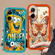 Case Redmi A5 POCO C71 Cartoon dolls Cartoon leaf Butterfly pattern 3D phone case E6S