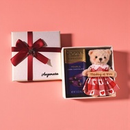 客製化手作小熊巧克力禮盒(內含Godiva)/包包吊飾/鑰匙圈