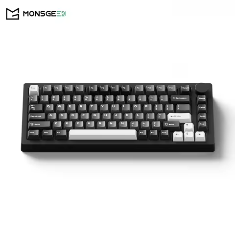 MonsGeek M1 V5 Mechanical Keyboard Rapid Disassemble 75% 82 Keys Gasket Mount RGB 5 Pins Hot-swappab