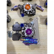 NEW PRODUCT NMAX OLD REAR CALIPER + BRACKET formula 81 racing part 8.1 REAR DISC DISC DISC STANDARD 
