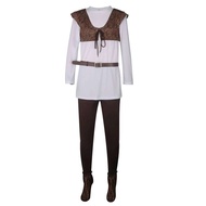 Shrek คอสเพลย์กางเกงเสื้อกั๊กเสื้อคอสตูมทั้งชุดชุดฮาโลวีนแกล้งเพลย์คอสตูม & ปาร์ตี้