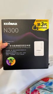 EDIMAX 訊舟 EW-7438RPn Mini N300 Wi-Fi多功能無線訊號延伸器 路由器 二手 過保