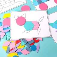 mainan6 / 5000翻译结果 Children's intelligence tangram puzzle toy boy 3-4-5-6 years old toddler puzzle g