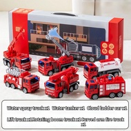 6 Pack Fire Truck Toy, Mini Fire Trucks for Toddlers 3-5, Kids Fire Engine Emergency Vehicles Set fo