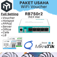 MikroTik RB750Gr3 Full Setting Voucher Hotspot PPPoE Server RT RW Net