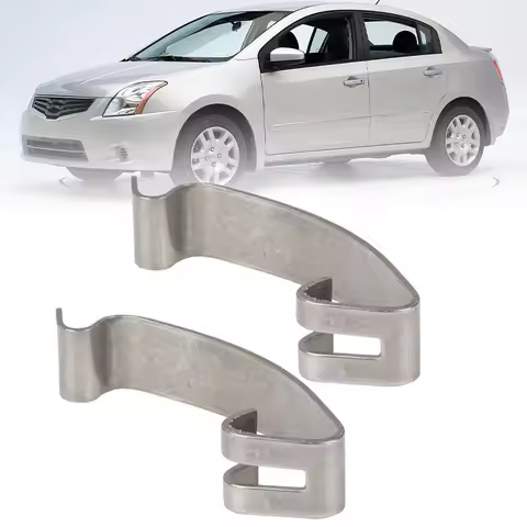 16598-ET00A 2pcs Air Filter Box Housing Retaining Clip Silver For Nissan Sentra 2.0l 2007 2008 2009 