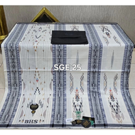 sarung bhs sge masterpiece gold dan signature full songket timbul bahan sutra sarung termahal berkua