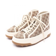 【二手】Gucci GUCCI 運動鞋 GUCCI TENNIS 1977 GG 帆布 745999 帆布網球鞋 1977 高筒運動鞋 男士二手 A