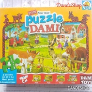 TONY WOLF PRIMI PUZZLE DAMI - 4 PUZZLE 19 X 24 CM - CHILDREN'S PUZZLE