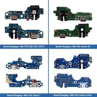 Charger Board + Charging Board + Mic Itel City 100 - C671L - Power 70 - Vision 1 - Vision 3 Plus