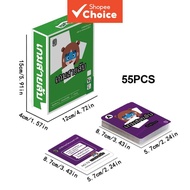 Undercover Game Card Set – 55-Card Party Deduction Game for Family & Friends