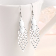 Diamond Earrings Long Overlapping Diamond Earrings Earrings Earrings-Xiaoxie's Grocery Store