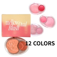 [fwee] Mellow Dual Blush Makeup cheeks 12 types