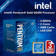 (NEW) Intel Pentium GOLD G6400 4.0GHz/4MB Cache Processor LGA1200 VaZS
