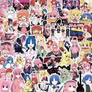 Bandai | 50Pcs Anime BOCCHI THE ROCK! Stickers Toy for Kids Toy DIY Motorcycle Helmet Phone Skateboa