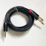 3.5mm audio cable to 2 6mm (6.5mm) ends 1m/1.5m/3m/5m/10m long
