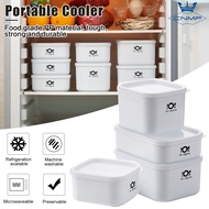 CNMF Plastic Tủ Lạnh Trái Cây Giòn Bằng Lò Vi Ba Bento Hộp Hộp Cơm Trưa Hình Chữ Nhật Hộp Đựng Thực 