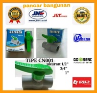 STOP KRAN 1/2 INCH PVC SOLIGEN - STOP KRAN 1/2 INCH SOLIGEN - STOP KRAN 1/2 INCH - BALL VALVE PVC -