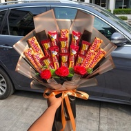 Bouquet Coklat - Kado Ulang Tahun Anniversary Lamaran Wisuda Hadiah Spesial Premium Buket
