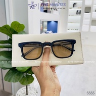 Five Minutes 5555 men's thick square glasses frame with unique angular design