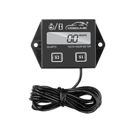 Kebidumei Digital Engine Tach Hour Meter Tachometer Gauge Engine RPM For Motorcycle Motor Stroke Eng
