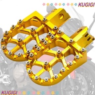 KUGIGI Footpegs Rest, Rest Pedal Durable Dirt Bike Foot Pegs,  CNC|Pedal CNC for MX 650 500 MX650 MX