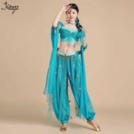 Halloween Costume Aladdin Princess Jasmine Adult cosplay Costume Exotic Performance Costume Female