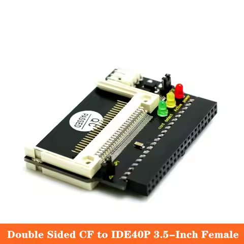 New Black Double Sided CF Card To 3.5 Female 40 Pin CF To IDE Adapter Converter Card Standard IDE Tr