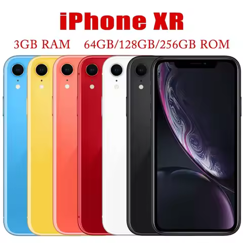 Apple iPhone XR 4G LTE Mobile 6.1" 3GB RAM 64GB/128GB/256GB ROM Smartphone Original Unlocked 12MP+7M
