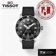 Tissot T120.407.17.051.00 Gent's Seastar 1000 Powermatic 80 Fabric-Leather Watch