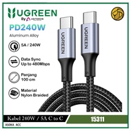 UGREEN PD240W Cable 5A Fast Charging Type C to Type C 240W 100W 60W 3A C to C 15311 70427 50150
