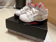 Jordan 5 Retro fire red 4c baby