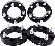 Black Forged 4x4 Golf Cart Wheel Spacers 1 Inch with 1/2" Studs Compatible with EZ GO EZGO Club Car 