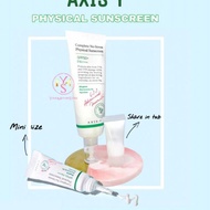 (share & Full) Axis Y Axis-y Sunbae Complete No Stress Physical Sunscreen Travel Size 10ml 15ml