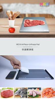 Michi A4 piece-Unfreeze food 快速解凍板  香港行貨