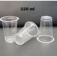 [50 PCS] 220ml Bintang Brand Glasses / Plastic Drinking Glasses / Clear Glasses / Aqua Glasses