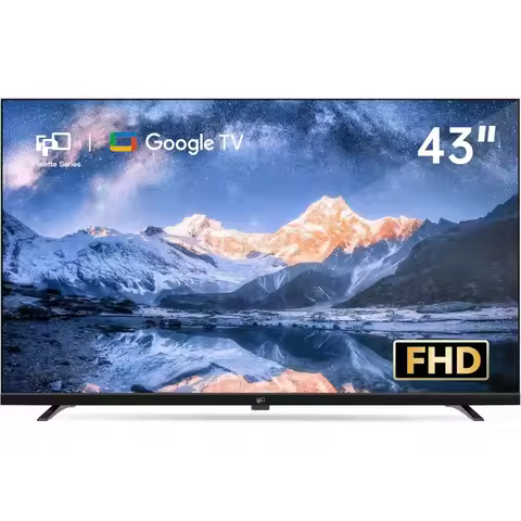FPD 43-inch Smart TV Google TV 1080p Full HD with Google Play and Chromecast Built-in, HDR 10