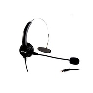 Hands-free * Call center headset with noise canceling microphone Telephone-compatible business headset (4-pin RJ9 one ear)