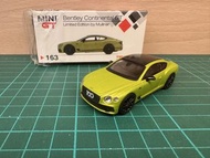 Mini gt Minigt Bentley 163
