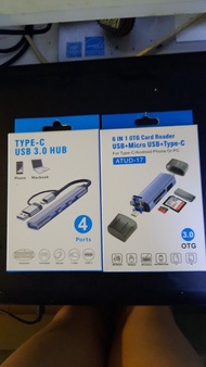 ATUD-17 Type-C USB 3.0 集線器和讀卡器