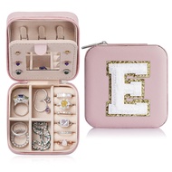 Parima Christmas Gifts List 2024 Ideas - Personalized Initial Travel Jewelry Case, 4 5 6 7 8 9 10 11