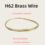 Brass Wire, H62 Copper Wire, Brass Rod, Bare Wire, Round Wire, Fine Round Rod, Solid Copper Strip