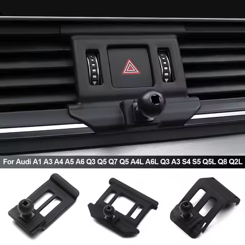 Dedicated Phone Stand Holders Base Collocation Mount Bracket for Audi A1 A3 A4 A5 A6 Q3 Q5 Q7 Q5 A4L