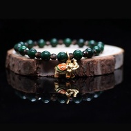 【雨林午后/Tea in the Rainforest】鐵龍生茶晶手鍊 | 天然石