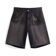 CARNIVAL CNVXYGOP001BK YUGIOH DENIM PANTS BLACK