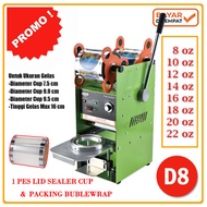 Mesin Cup Sealer Mesin Press Gelas Plastik bisa Sealing Machine Alat penutup minuman Mesin Segel Ge