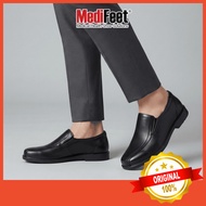 MEDIFEET M6013 Health Shoes Men Formal Shoes Kasut Kesihatan Arch Support Medical Orthopedic Comfort